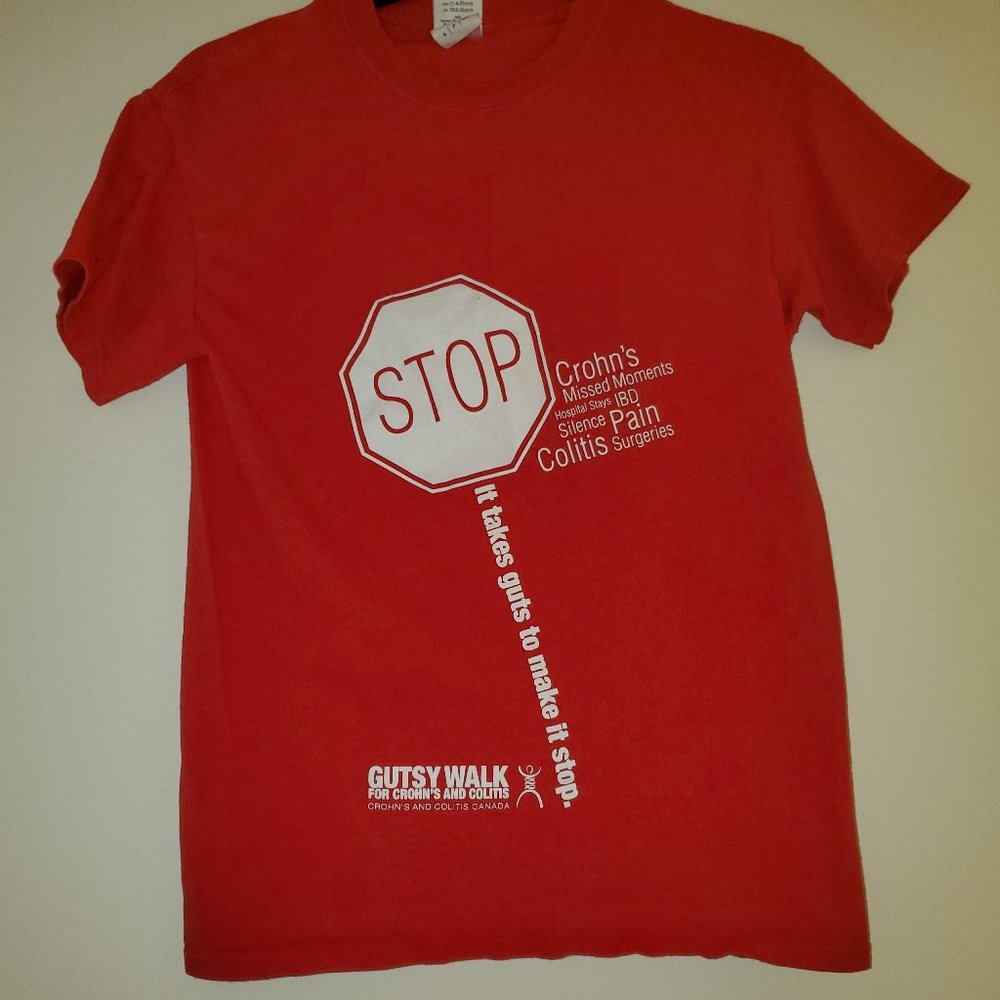 Crohn's & Colitis Gutsy Walk T-Shirt